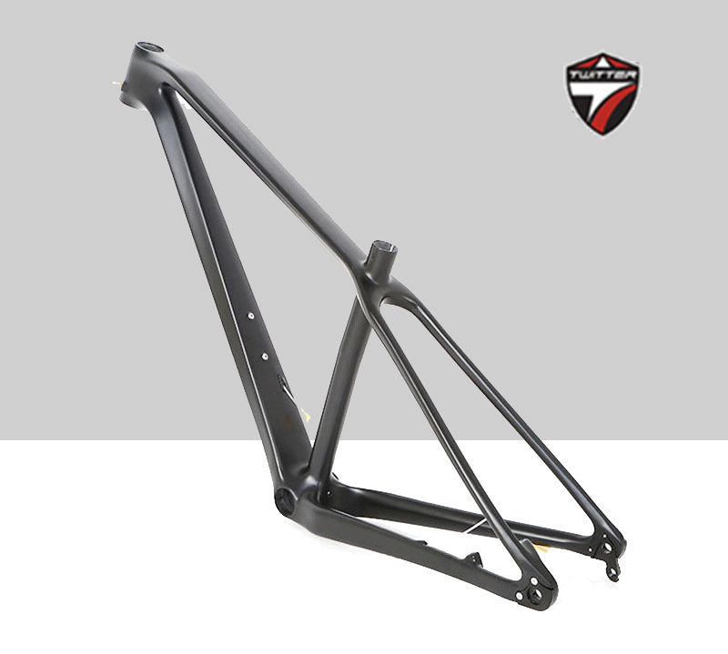 Mountain Biking Uk - Carbon MTB Frame Ultralight Mountain Bike,