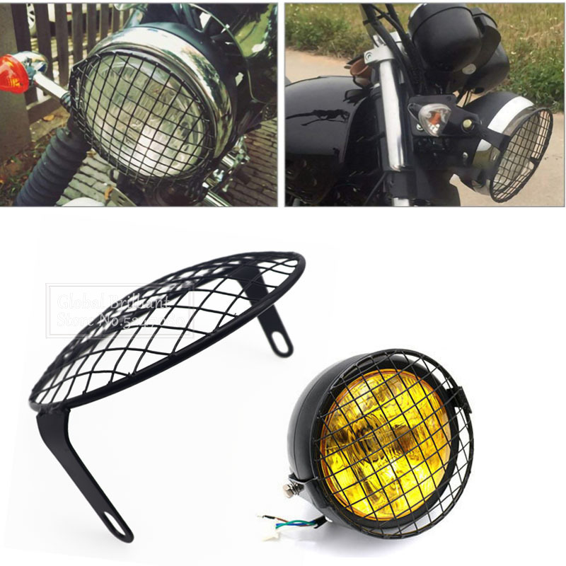 Mountain Biking Extreme - Universal 7inch Retro Style Motorcycle Headlight