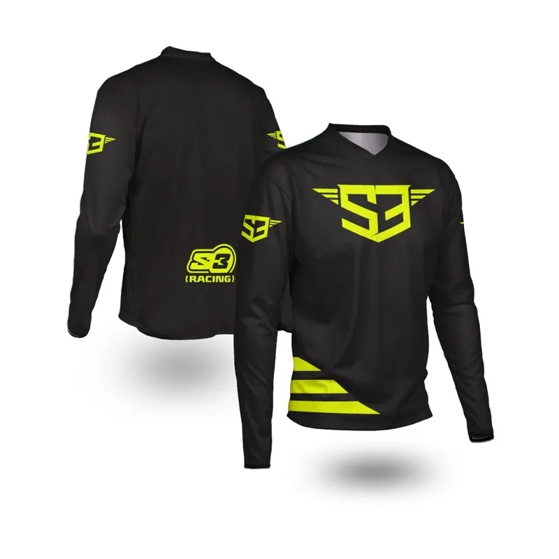 Mountain Biking Long Sleeve Shirt - S3 Parts Enduro Long Sleeve Jersey