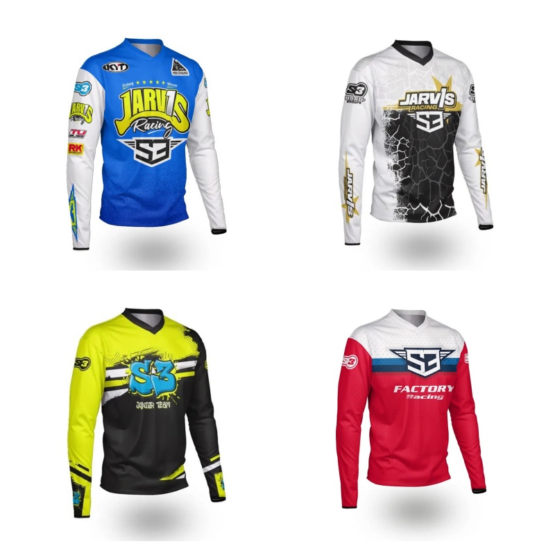 Mountain Biking Long Sleeve Shirt - S3 Parts Enduro Long Sleeve Jersey