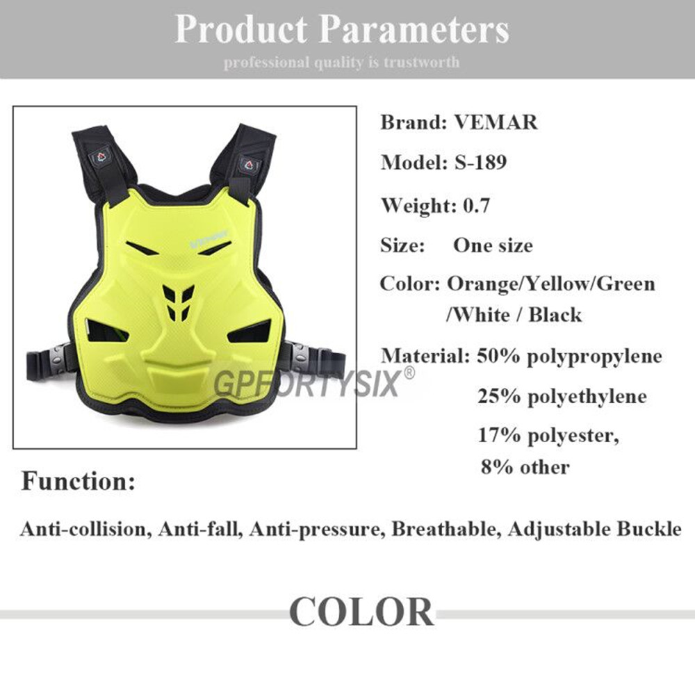 VEMAR Adult Motorcycle Armor S - Mountain Biking Chest Protector ulasan dan harga