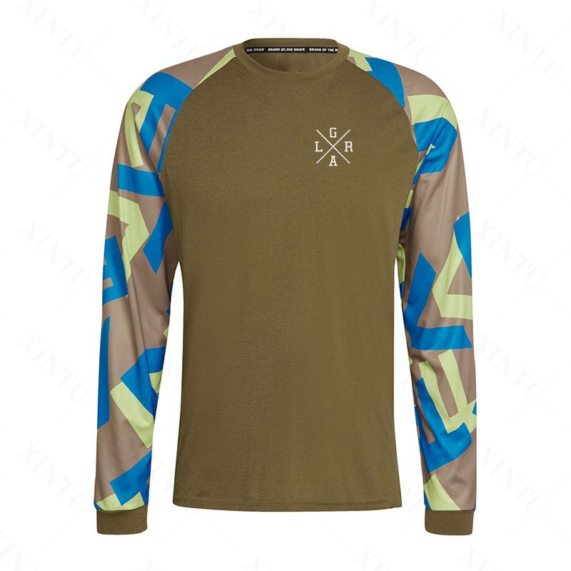 Men's Motorcycle Lrga Jersey M - Mountain Biking Long Sleeve Shirt ulasan dan harga
