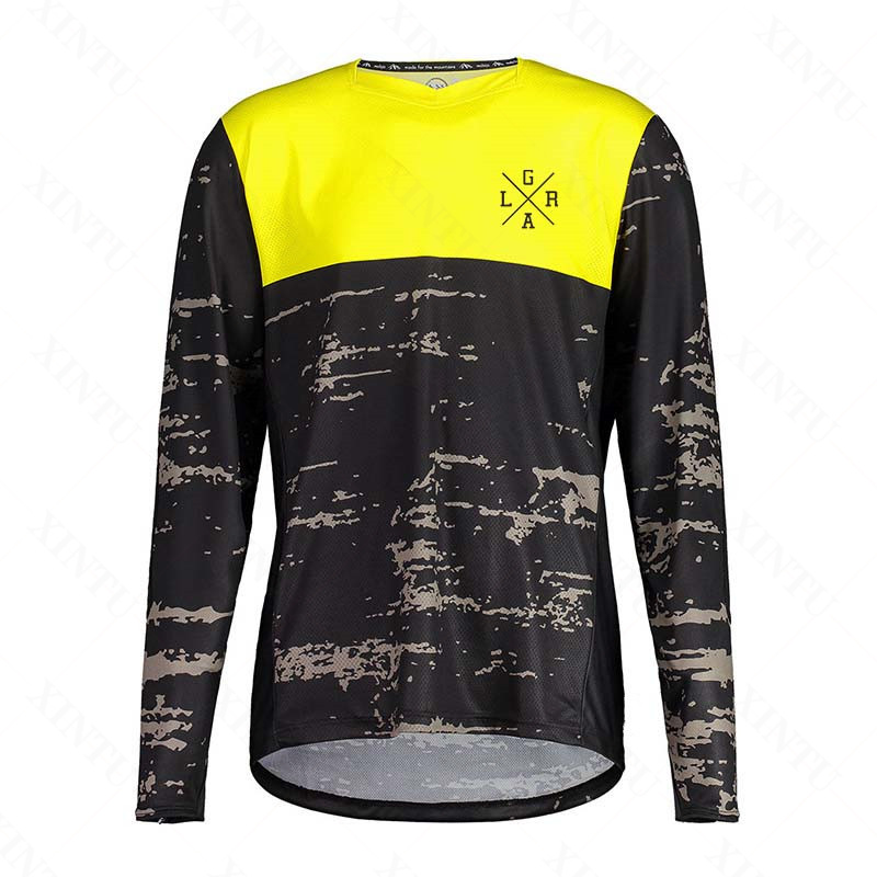 Men's Motorcycle Lrga Jersey M - Mountain Biking Long Sleeve Shirt ulasan dan harga