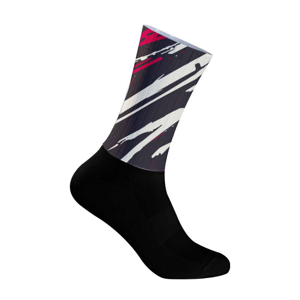 Fashion Color Block Cycling So - Mountain Biking Socks ulasan dan harga