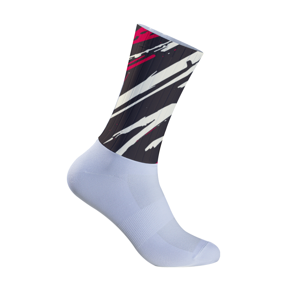 Fashion Color Block Cycling So - Mountain Biking Socks ulasan dan harga