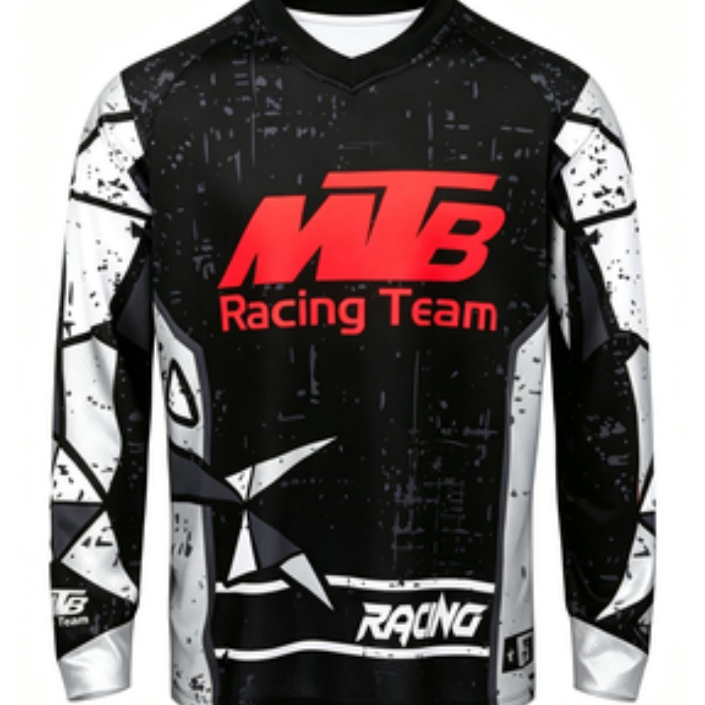 Team Long-sleeve Sports Shirt  - Mountain Biking Long Sleeve Shirt ulasan dan harga