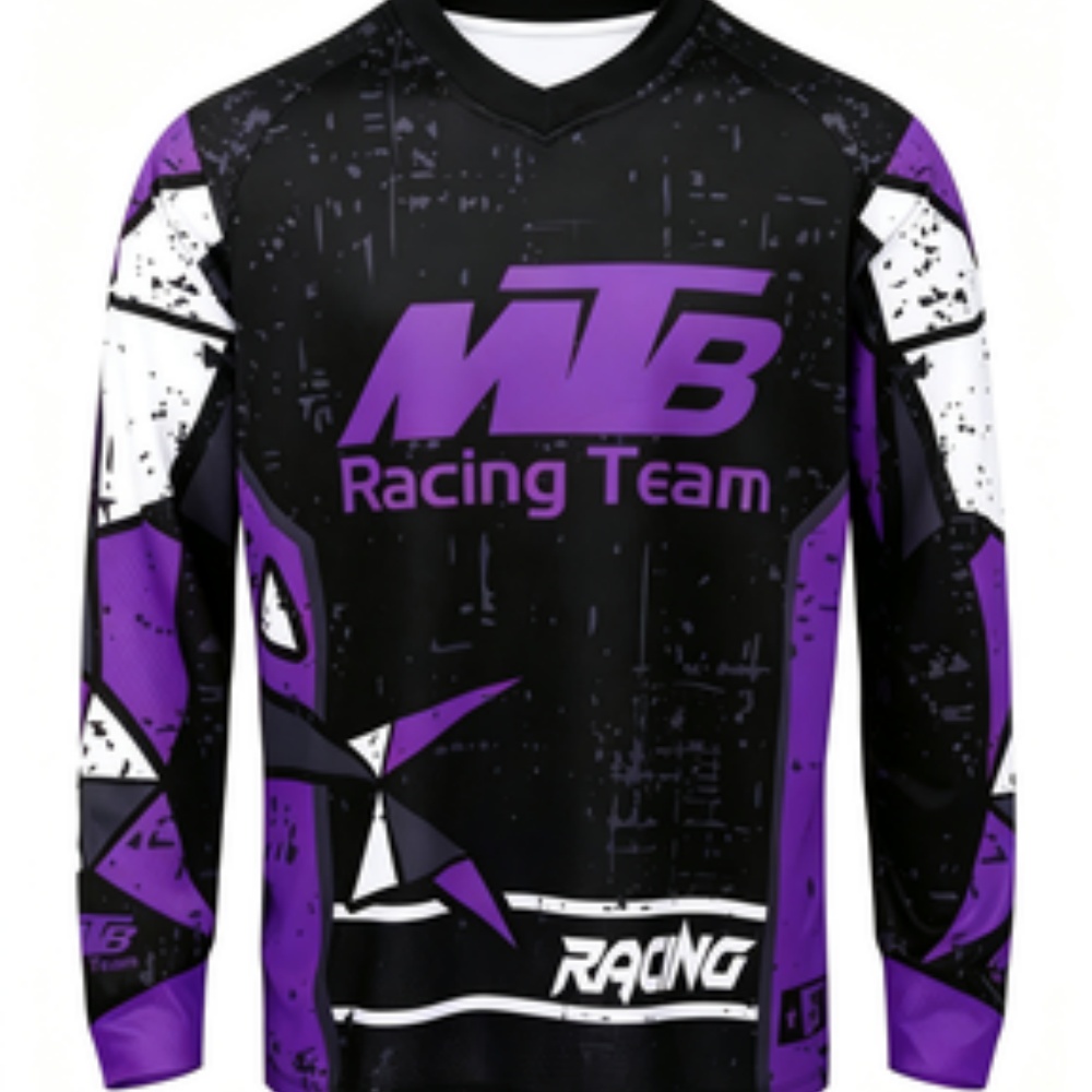 Team Long-sleeve Sports Shirt  - Mountain Biking Long Sleeve Shirt ulasan dan harga