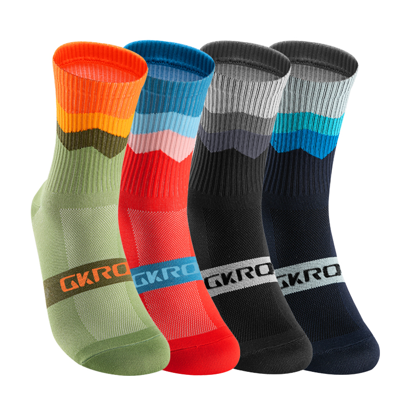GKRQ 4 Pairs Bike Socks Men Nu - Mountain Biking Socks ulasan dan harga