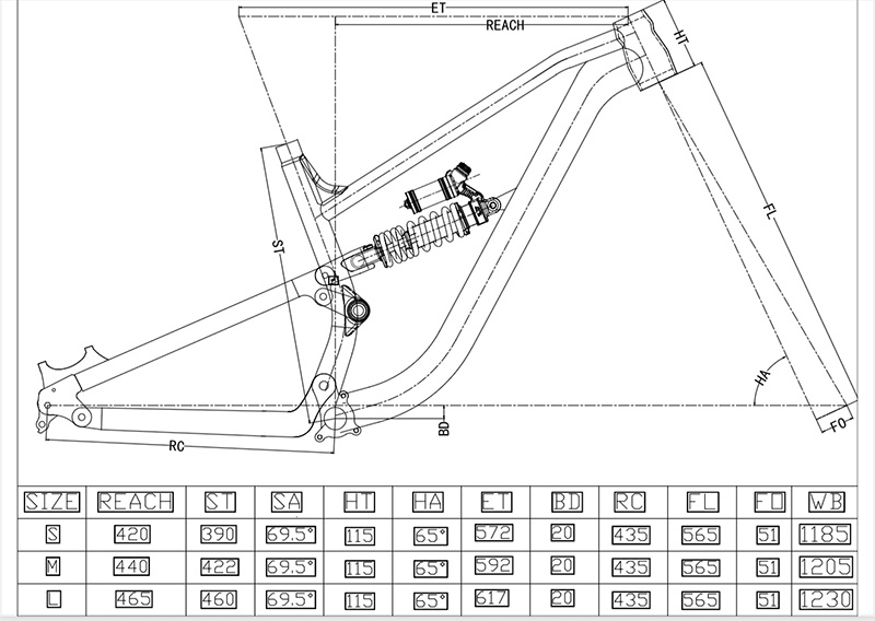 Soft Tail Bike Frame Aluminum  - Mountain Biking Uk ulasan dan harga