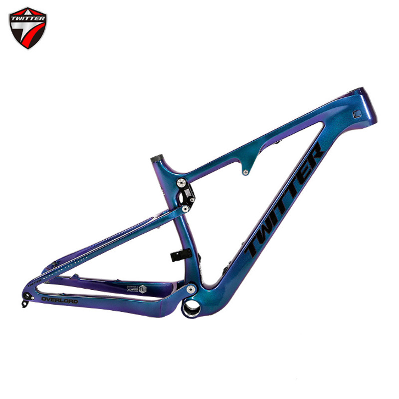Carbon Bicycle Soft Tail Frame - Mountain Biking Uk ulasan dan harga