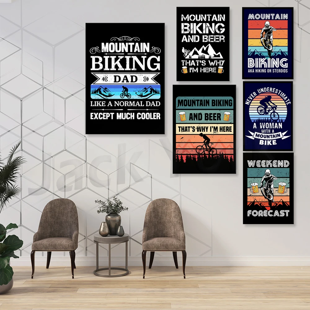 Go Mountain Bike Print Canvas  - Mountain Biking Extreme ulasan dan harga