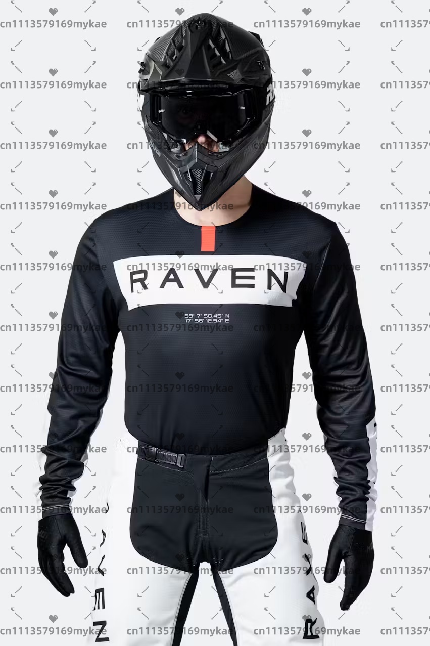 Men's Raven Jersey DH Motorcyc - Mountain Biking Long Sleeve Shirt ulasan dan harga