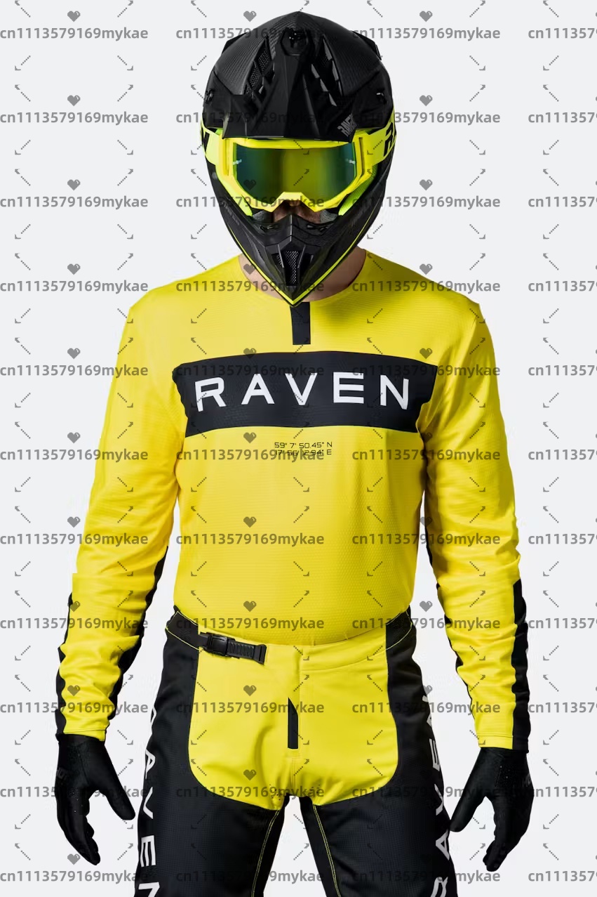 Men's Raven Jersey DH Motorcyc - Mountain Biking Long Sleeve Shirt ulasan dan harga