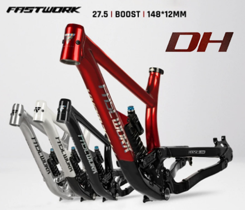 Full Suspension Frame DH Alumi - Mountain Biking Uk ulasan dan harga